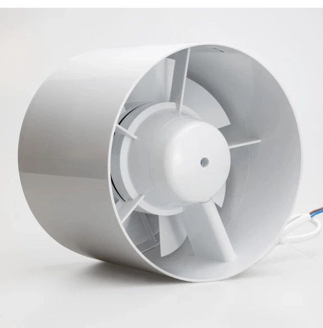 STERR QUIET DUCT Fan IDM100S InLine Extractor Fan 100mm , White £32.