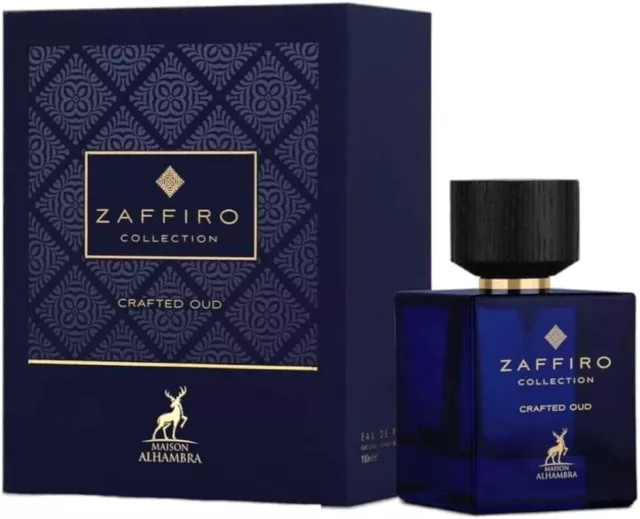 Zaffiro Collection Crafted Oud Eau de parfum 100ml - Maison Alhambra lattafaUAE