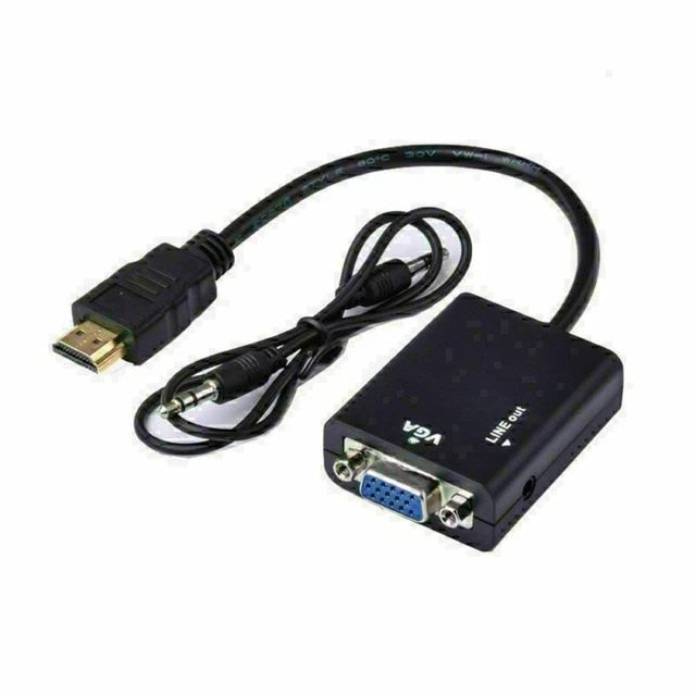 Câble VGA Mâle-mâle 10 Mètres - Pour Connecter Ordinateur à Moniteur, Projecteur, TV HD - 6