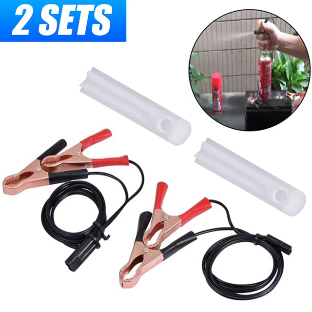 UNIVERSAL FUEL INJECTOR Flush Cleaner Adapter DIY Kit Car Cleaning Tool