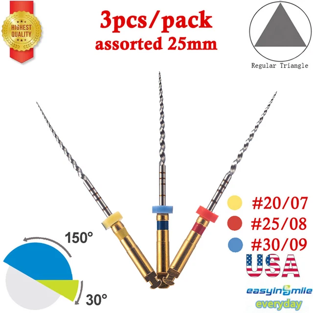 DENTAL ENDO ROTARY Files XONE Reciprocating Endodontic Files Wave Root