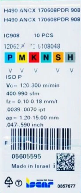 Original 10Pcs User Tools         H490 Ancx 170608Pdr Ic908