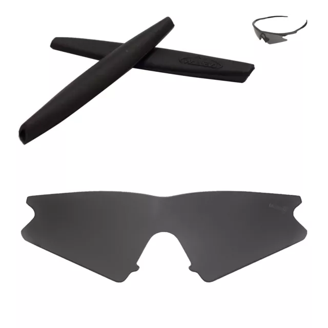 Walleva Lenses and Earsocks for Oakley M Frame Sweep - Multiple Options