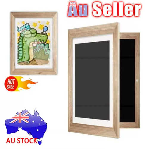 AU Sank Kids Art Frames Front Opening Changeable Picture Display Projects Crafts