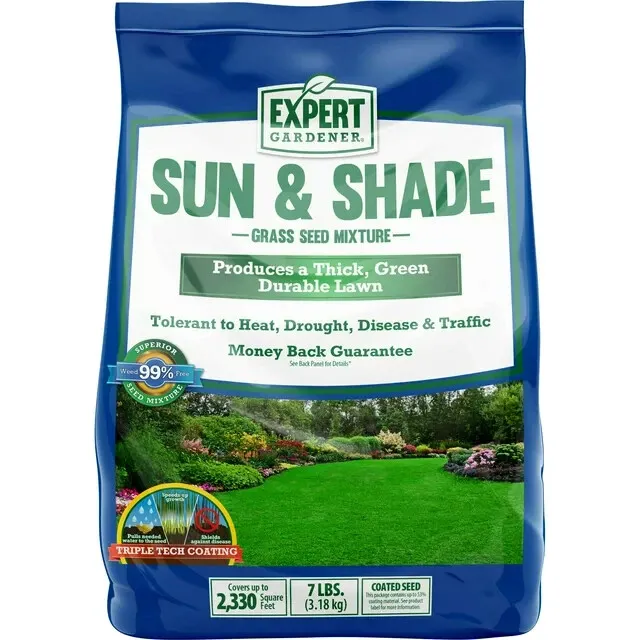 Kentucky Bluegrass Northern Grass Seed Mix, for Sun to Partial Shade, 7 lb. NEW