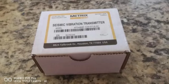 Metrix St5484E-123-0714-00 Seismic Vibration Sensor Signal Transmitter