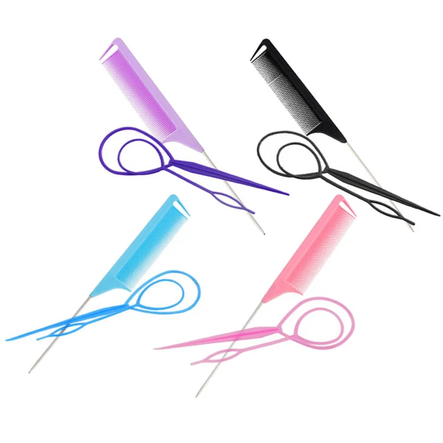 4 juegos de herramientas de trenzado de cabello herramientas de diseño de cabello hágalo usted mismo accesorios para el cabello cabello cabello