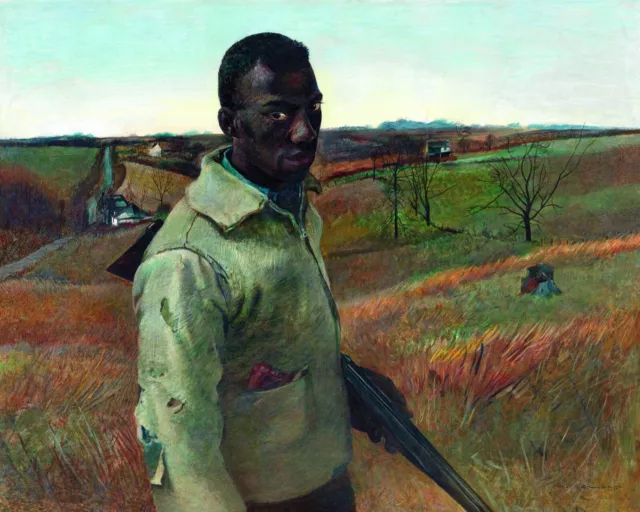 Andrew Wyeth : Black Hunter : 1938 : Archival Quality Art Print