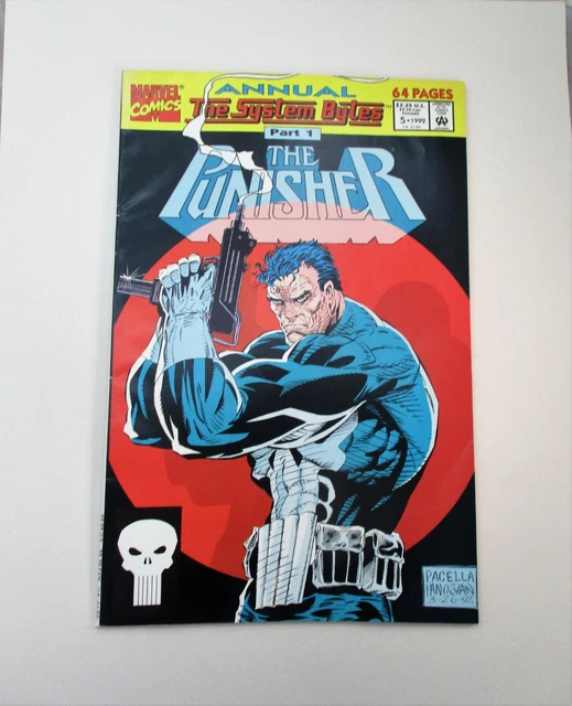 Vintage 1992 Marvel Comic Book Annual, The System Bytes-The Punisher Part 1 #5