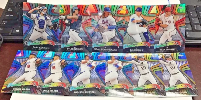 2017 Topps Chrome Zukunft Stars Refraktor Menge 11 W / Gary Sanchez, Noah