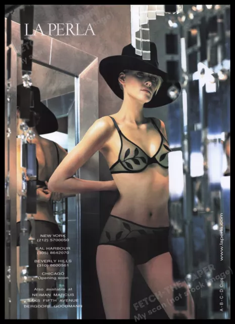 Hanes Her Way 2000s Print Advertisement Ad 2001 Bra Panties Light