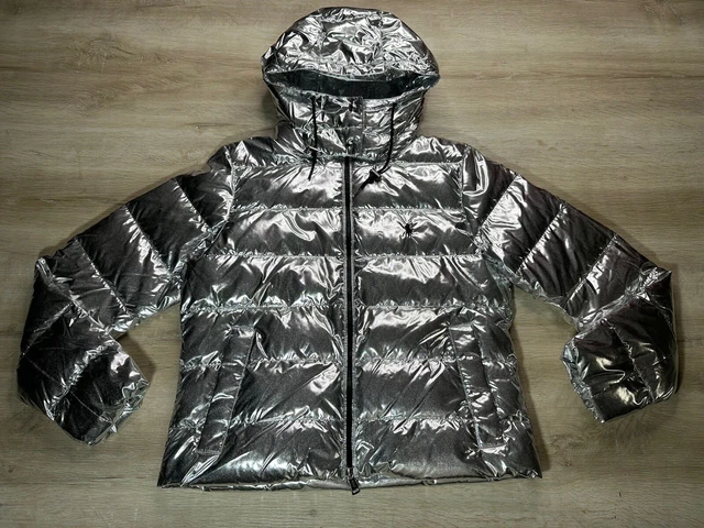 Metallic ripstop sales hooded jacket