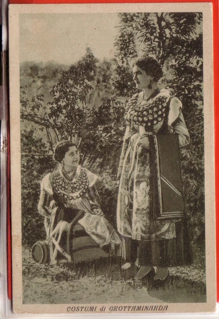 Cartolina  Grottaminarda  Fp  Viaggiata 1933 Costumi Bella