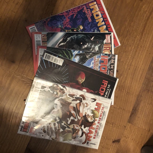 Lot Of ULTIMATE IRON MAN Marvel Comics MINI-SERIES 2012