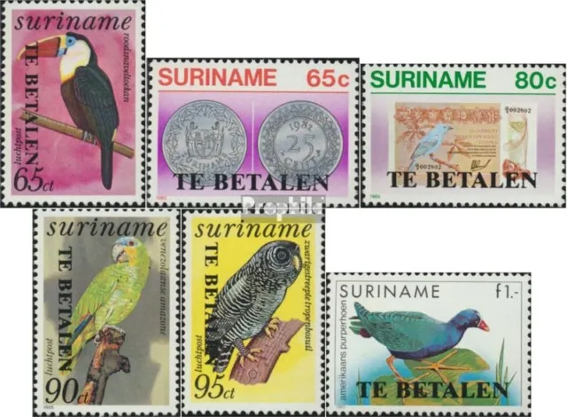 suriname P58-P63 (complete issue) unmounted mint / never hinged 1987 Postage sta