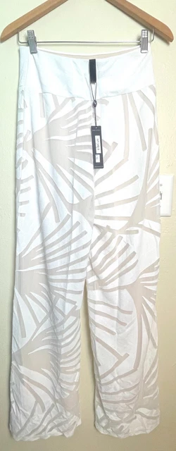 Elana Kattan Women's Pants Size S Lined White Beige Size Small NEW