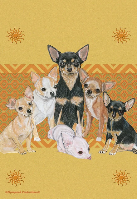 Pipsqueak Garden Flag - Chihuahua 495611