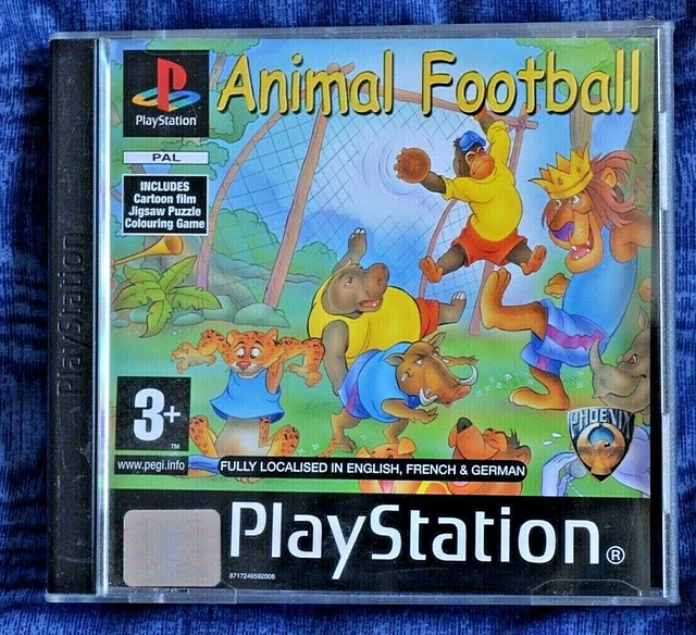 ANIMAL FOOTBALL - PS1 - Sony Playstation One Game - PAL