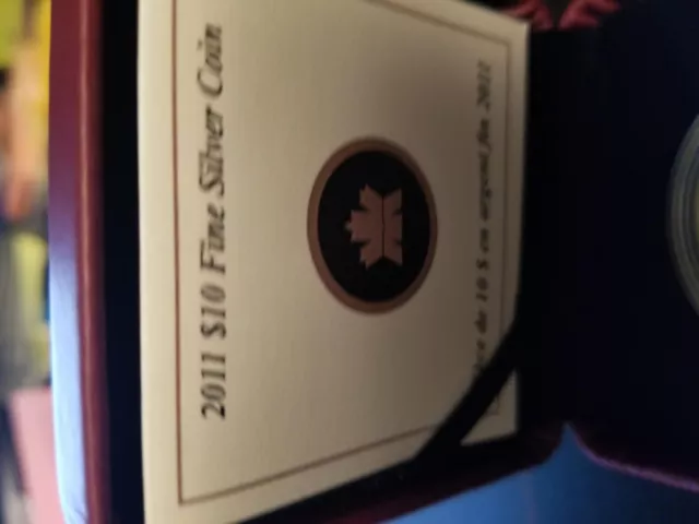 Little Skaters - 2011 Canada $10 Fine Silver Coin Original box & COA 2