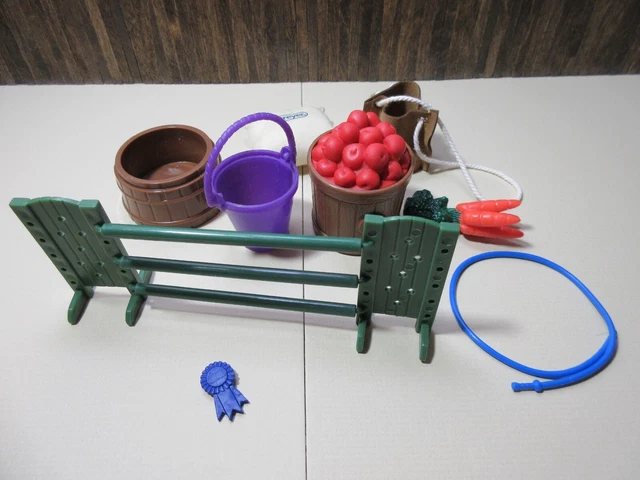 Breyer Accessories Toy Lot Never Played With! Barn Farm Feed Care Stall Supplies