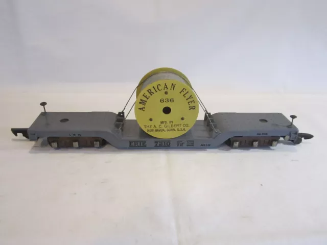 Vintage Post WW2 AC Gilbert American Flyer S Gauge Trains #636 Freight Car