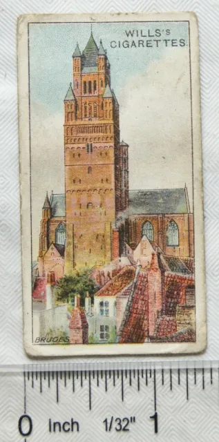 1915 Wills Gems of Belgian Architecture No. 7 Bruges, Cathedral of St. Sauveur