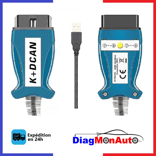 OBD2 Interface K+DCAN KDCAN COMPATIBLE WITH ISTA INPA For BM W MINI