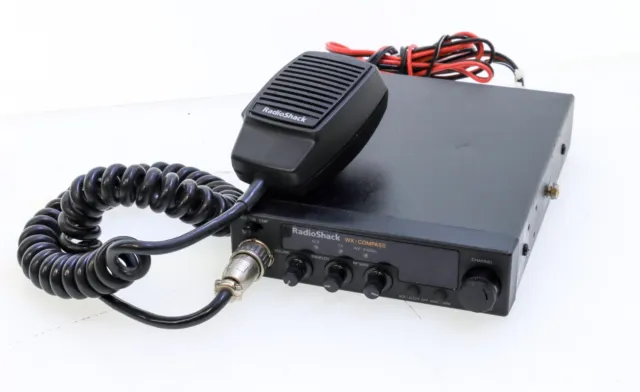 RADIO SHACK TRC-520 CB Radio Wx Compass with Mic