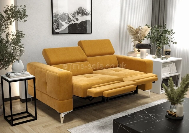 Sofa TORONTO 2 + RELAX - 180 cm - ( Fabric Water Repellent ) -  *** JMS SOFA ***