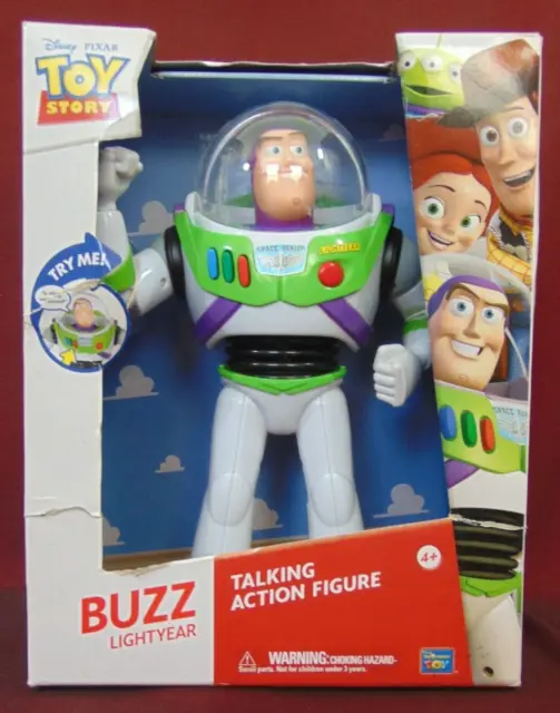 Talking Buzz Lightyear Disney Pixar Toy Story 20+ Sayings New in Box See Video