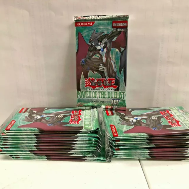 YGO - 24 loose 1st Ed packs of Power of the Duelist - box size - 103896