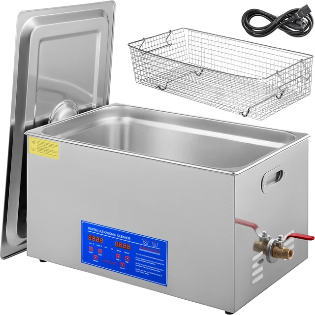 22-l Ultrasonic Cleaner Stainless Steel Industry Heated Heater w/Timer
