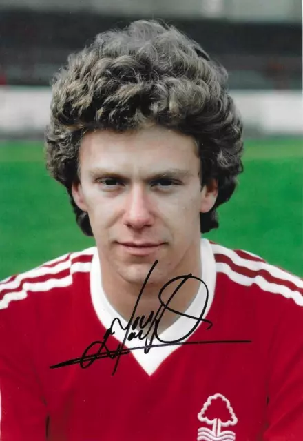 TONY WOODCOCK SIGNED NOTTINGHAM FOREST 12 X 8 INCH PROFILE PHOTO - England