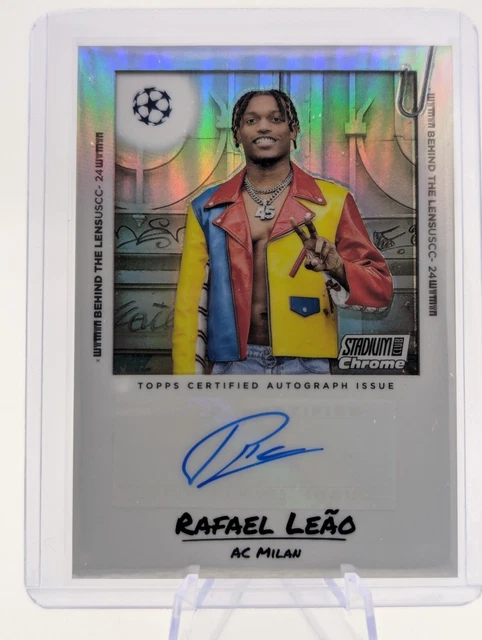 RAFAEL LEAO AUTO 2024 Topps Stadium AC Milan £45.00 - PicClick UK