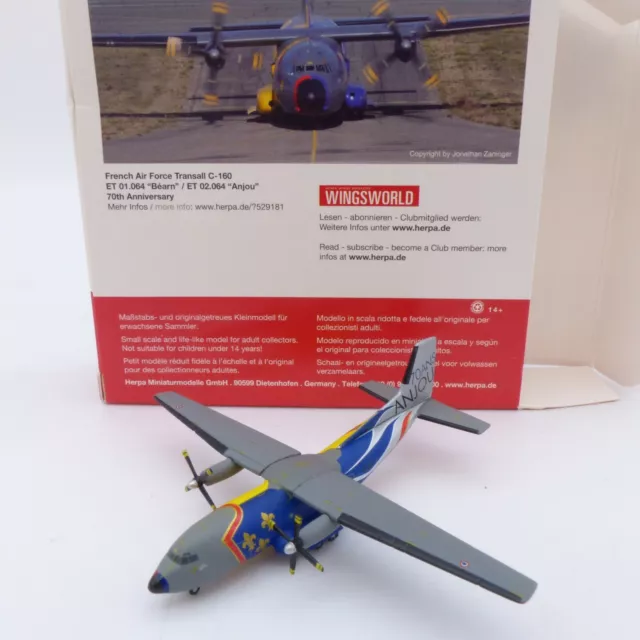 Herpa Wings 1:500 French Air Force Transall "Béarn" 529181 in OVP EA9888