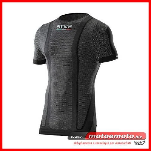 TS1 Maglia Termica Sixs T-shirt Carbon Estiva Invernale Sport Moto