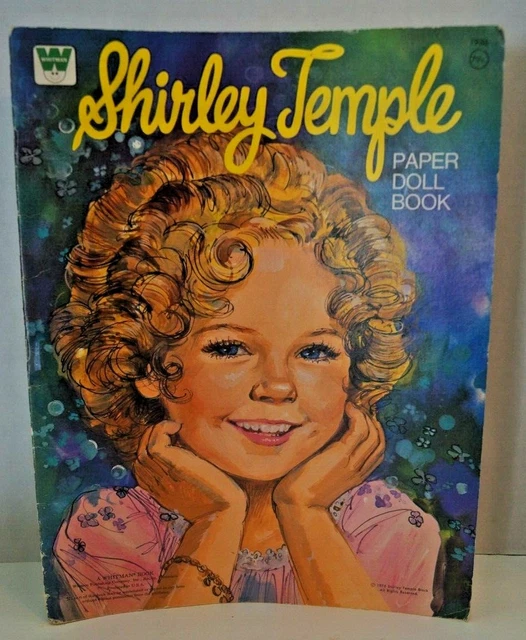 vintage-1976-shirley-temple-paper-dolls-book-uncut-whitman-35-00