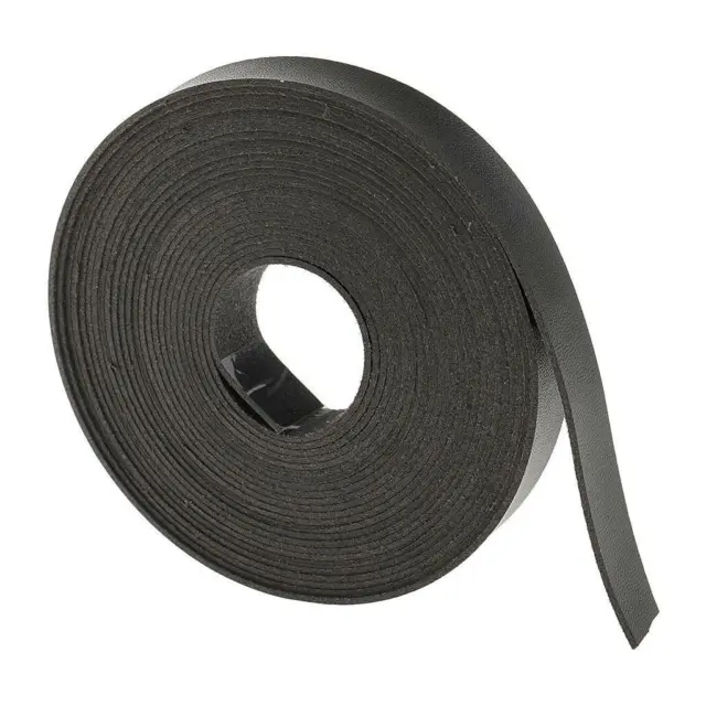 5 Meters x 15mm Faux Leather Strap Strips Leather Craft DIY Belt Bag Black