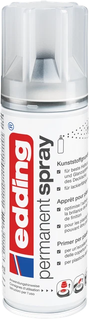 Edding e-5200 perm.spray Kunststoffgr.farbl D/F 4-5200998