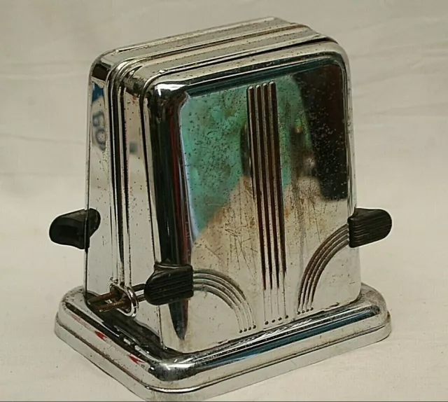 Westinghouse Turnover Toaster Art Deco Kitchen Collectible No Cord AS IS