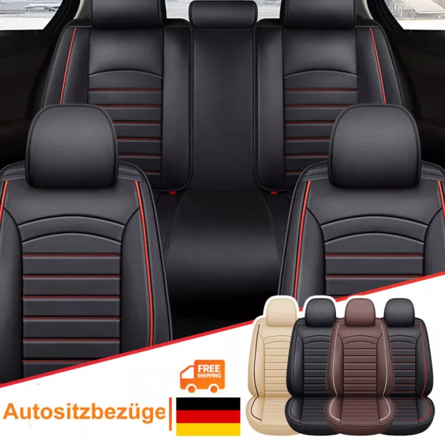 Für VW Bora Schonbezüge Sitzbezug Sitzbezüge Schwarz Blau Vorne Satz 1