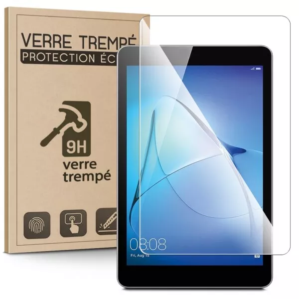 Écran Protection en Verre Trempé pour Tablette Excelvan QT [R01]