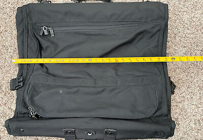 Preowned TUMI USA Alpha Bi-Fold Garment Bag Black Ballistic Nylon Luggage 3