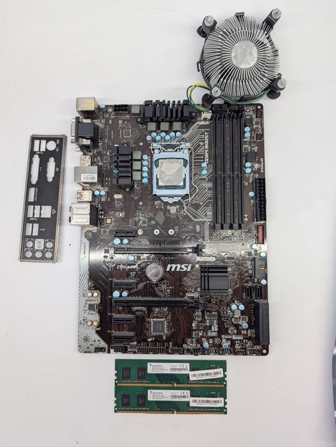 MSI Z170A GAMING Pro ATX, i5-7400, 16gb DDR4 TESTED WORKING