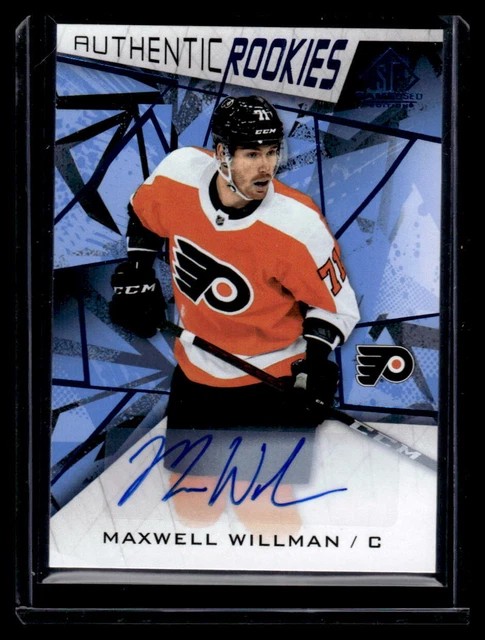 ✅ 2021 SP Game Used Authentic Rookies Blue Auto Maxwell Willman  #159
