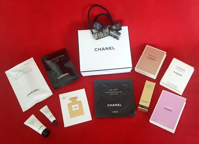 CHANEL Mixed Samples Lot Sublimage Mascara Primer Hydra Beauty Eye Patches EdP