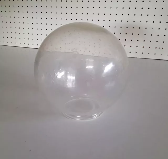 Sfera in vetro trasparente con bolle ricambio applique lampione lampada 20 cm