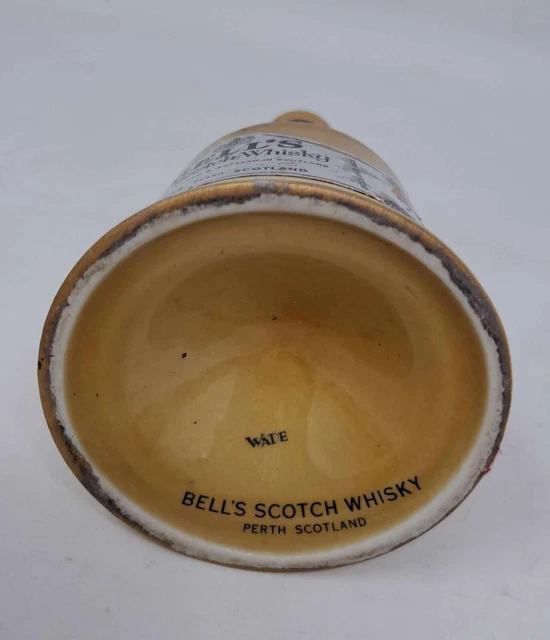WADE POTTERY BELL'S Old Scotch Whisky Decanter 6" High (No Stopper) $12 ...