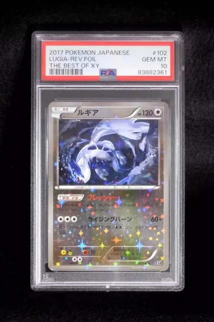 PSA 10 Pokemon Karte Lugia 102/171 Rückwärtsgang Holo Japanisch Die Best Of XY