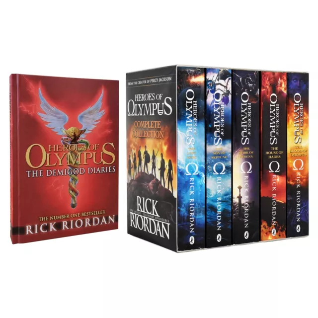 Heroes of Olympus von Rick Riordan komplettes 6-Bücher-Set - Taschenbuch/Hardcover